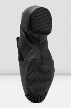 Ladies Leather Elasta Jazz Booties-Bloch Shop