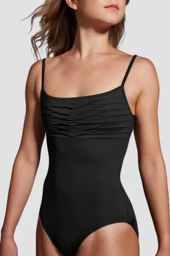 Ladies Mirella Label Ruched Camisole Leotard-Bloch Discount