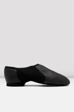 Ladies Neo-Flex Slip On Leather Jazz Shoes-Bloch Clearance