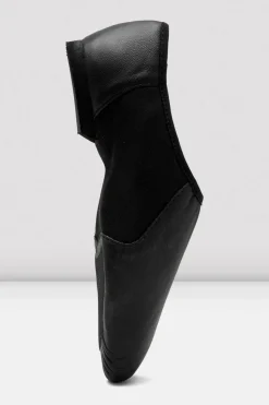 Ladies Neo-Flex Slip On Leather Jazz Shoes-Bloch Clearance