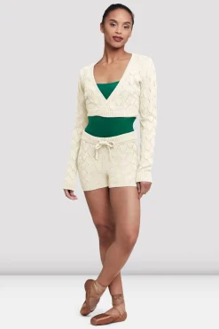 Ladies Nola Long Sleeve Wrap Top-Bloch Clearance