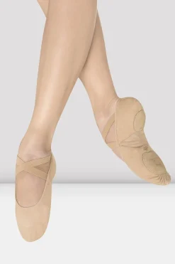 Ladies Pro Arch Canvas Ballet Shoes-Bloch Shop