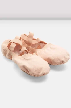 Ladies Pro Elastic Canvas Ballet Shoes-Bloch Sale