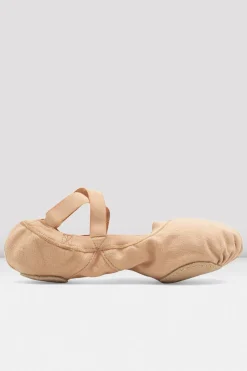 Ladies Pro Elastic Canvas Ballet Shoes-Bloch Online