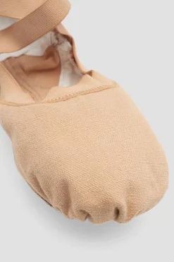 Ladies Pro Elastic Canvas Ballet Shoes-Bloch Online