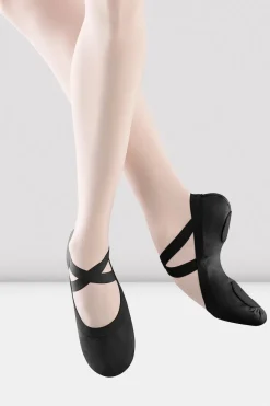 Ladies Pro Elastic Canvas Ballet Shoes-Bloch Clearance