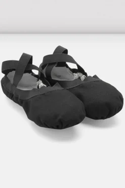 Ladies Pro Elastic Canvas Ballet Shoes-Bloch Clearance