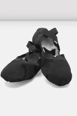Ladies Pro Elastic Canvas Ballet Shoes-Bloch Clearance