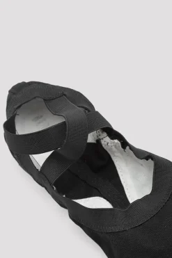 Ladies Pro Elastic Canvas Ballet Shoes-Bloch Clearance