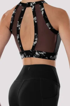 Ladies Reece High Neck Crop Top-Bloch Store