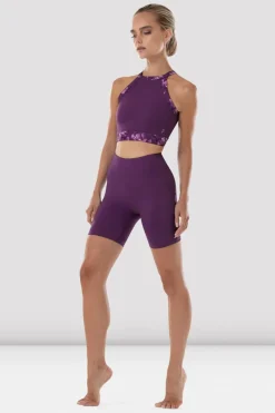 Ladies Reece High Neck Crop Top-Bloch Fashion