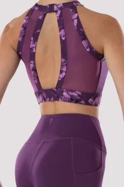 Ladies Reece High Neck Crop Top-Bloch Fashion