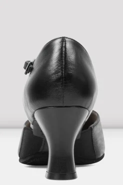 Ladies Split Flex Leather Character Shoes-Bloch Discount