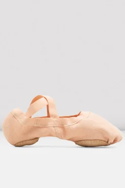 Ladies Synchrony Stretch Canvas Ballet Shoes-Bloch Fashion