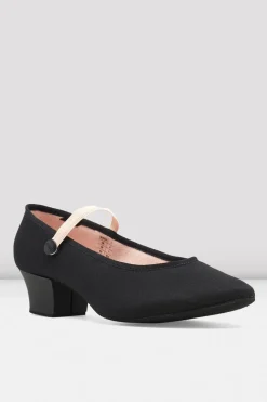Ladies Tempo Cuban Heel Character Shoes-Bloch Fashion