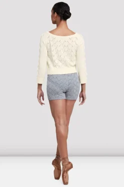 Ladies Viola 3/4 Sleeve Sweater-Bloch Hot