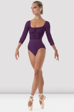 Ladies Zoey 3/4 Sleeve Leotard-Bloch New