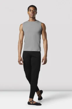 Mens Warm Up Logo Track Pant-Bloch Hot
