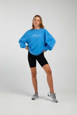 Off-Duty Oversized Crew Sweatshirt-Bloch Cheap