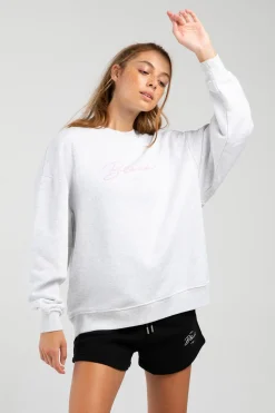 Off-Duty Oversized Crew Sweatshirt-Bloch Hot